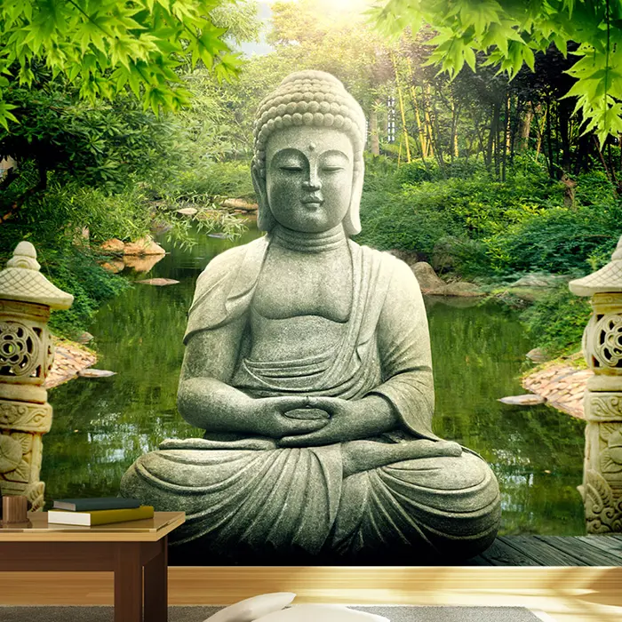 Samolepiaca fototapeta - Buddha's garden