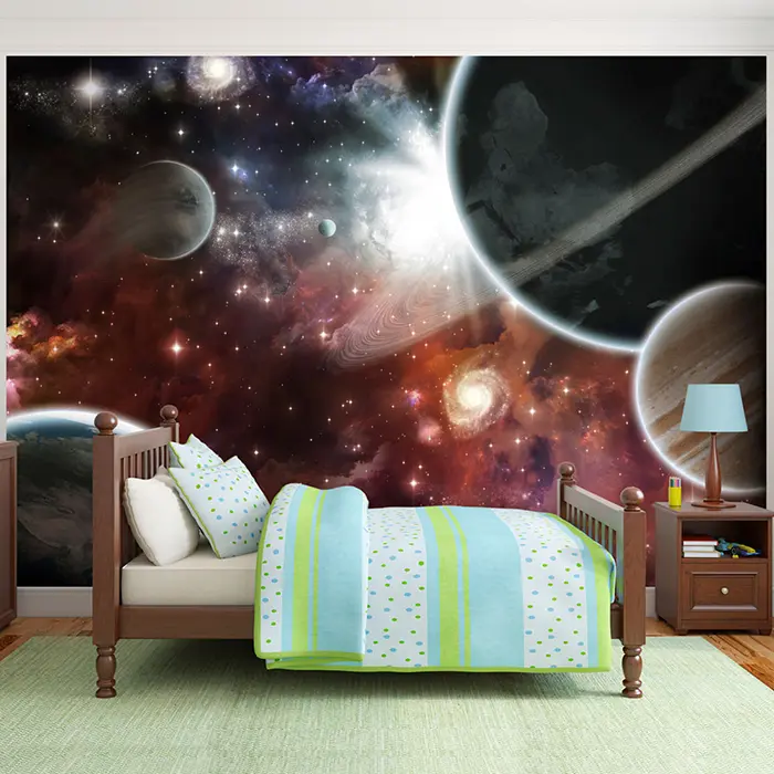 Samolepiaca fototapeta - Walk in Space