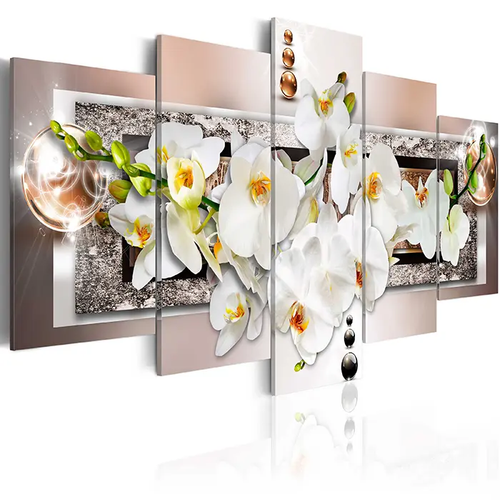 Obraz - White abstract orchid