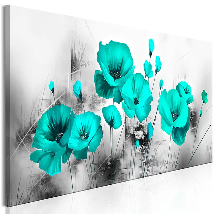 Obraz - Turquoise Meadow (1 Part) Narrow