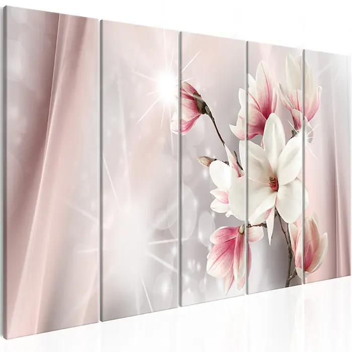 Obraz - Dazzling Magnolias (5 Parts) Narrow