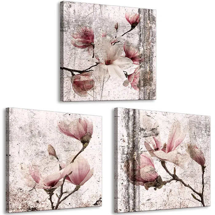 Obraz - Lyrical Magnolias (3 Parts)