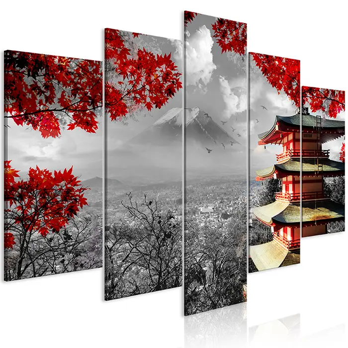 Obraz - Japanese Adventure (5 Parts) Wide