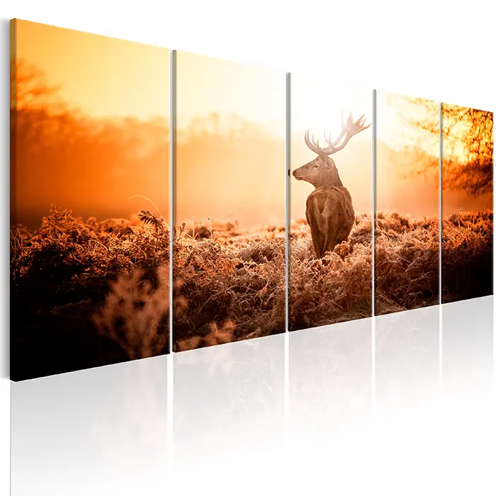 Obraz - Deer at Sunset