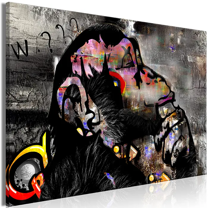 Obraz - Pensive Monkey (1 Part) Wide