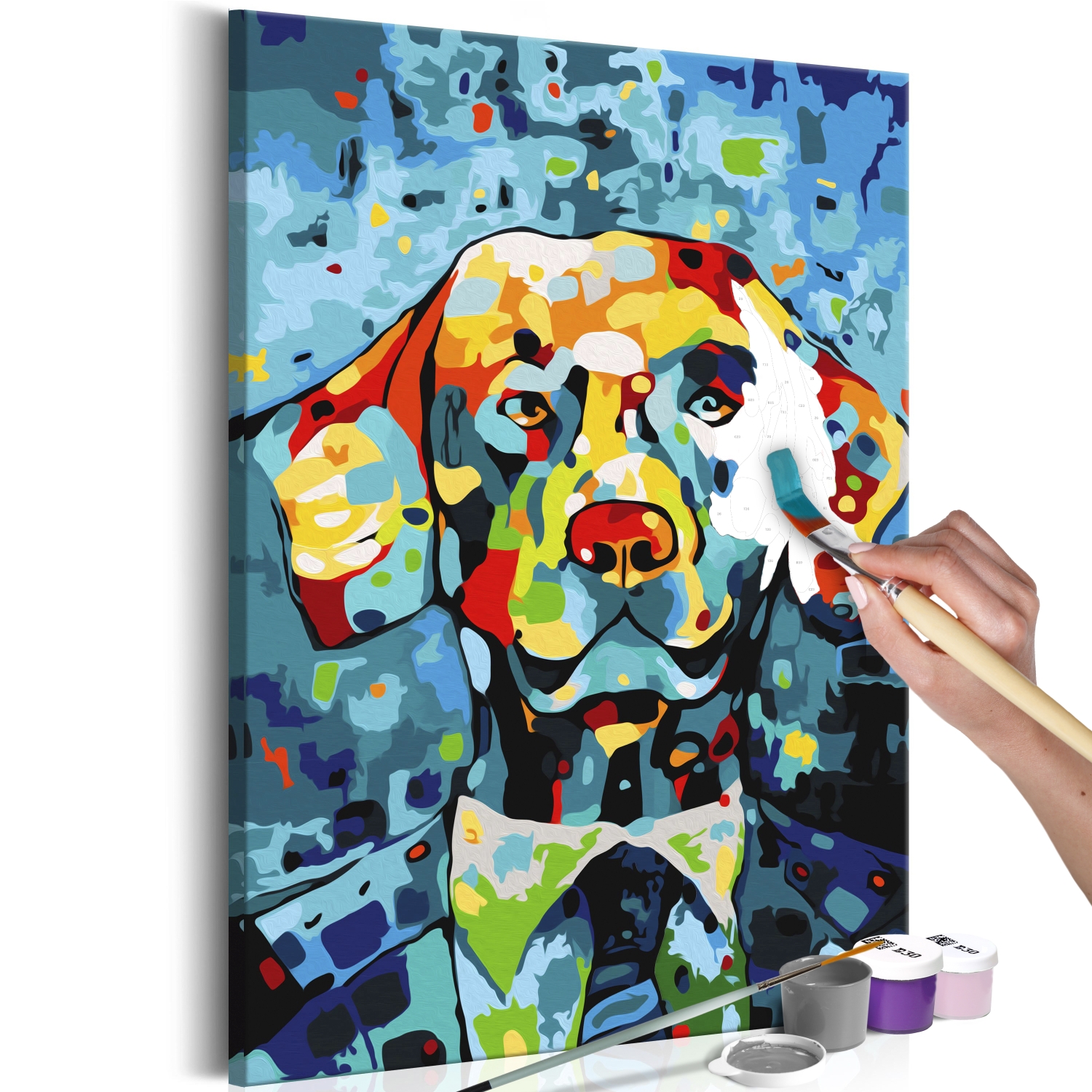 Maľovanie podľa čísiel - Dog Portrait
